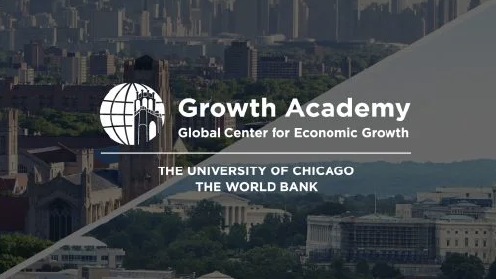 Growth Academy title text over photos of Chicago and DC
