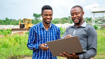 Researchers on the field